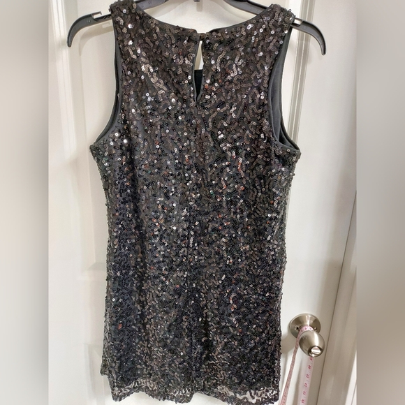 EUC Women's Pink Collection mini sequin dress, L p2p 18-21", Length 31" - Picture 8 of 9